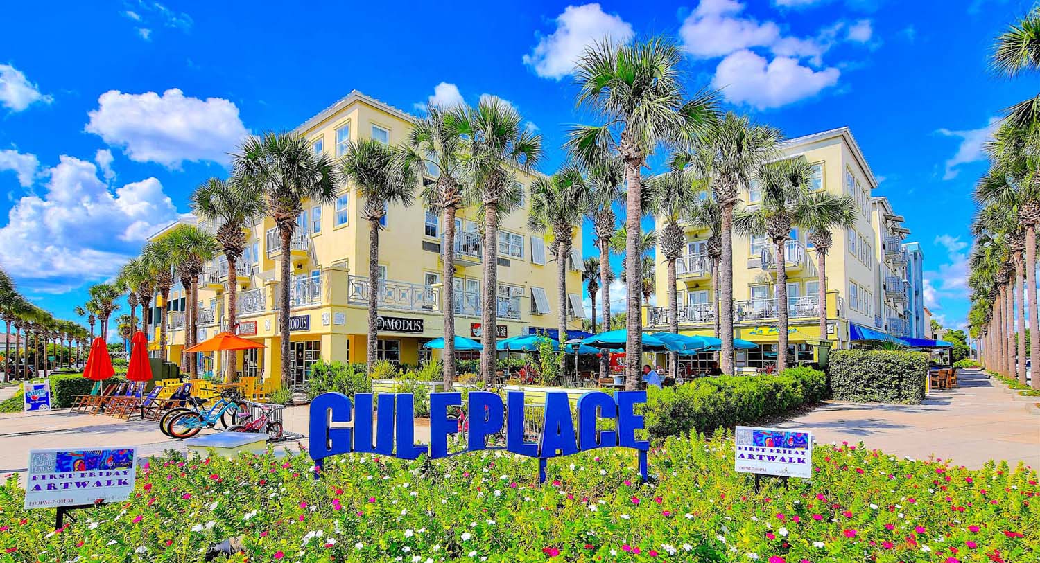 gulf place sign