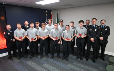 WCFR Cadet Post 850 Shield Presentations and Promotions Ceremony
