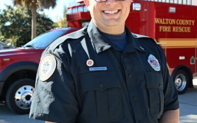 WCFR’s Michael Hernandez Receives Paramedic Certification