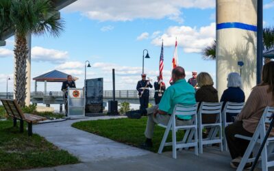 Monument Acceptance Ceremony Held at Pilcher Park