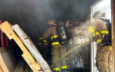 Firefighters Knock Down Shed Fire in Liberty