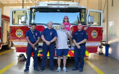 Local Family Honors the Firefighters Who Helped Care for Daughter in Emergency Situation